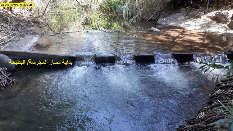 بحيرة طبريا ومسار المجرسة