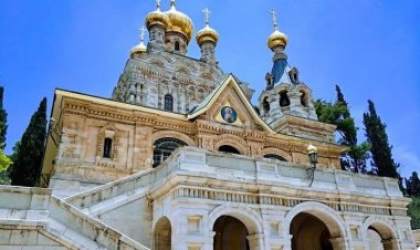كنيسة مريم المجدلية على سفح جبل الزيتون في القدس