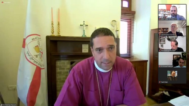 رئيس الأساقفة حسام نعوم يشارك الكهنة بلقاء لرعاة اقليم القدس والشرق الأوسط للكنيسة الأسقفية