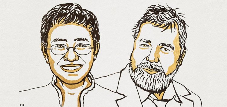 منح جائزة نوبل للسلام 2021 لصحافية فلبينية وصحافي روسي