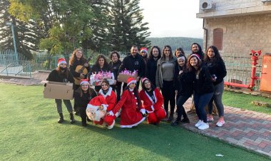 شبيبة مار يوسف الجامعية والعاملة الشفاعمرية تزور أطفال دير القديسة حنّة في صفورية