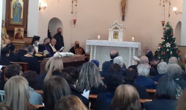 وداع الراهبة وردة يرق من راهبات الناصرة في شفاعمرو بحضور ممثلي الكنائس والأهالي