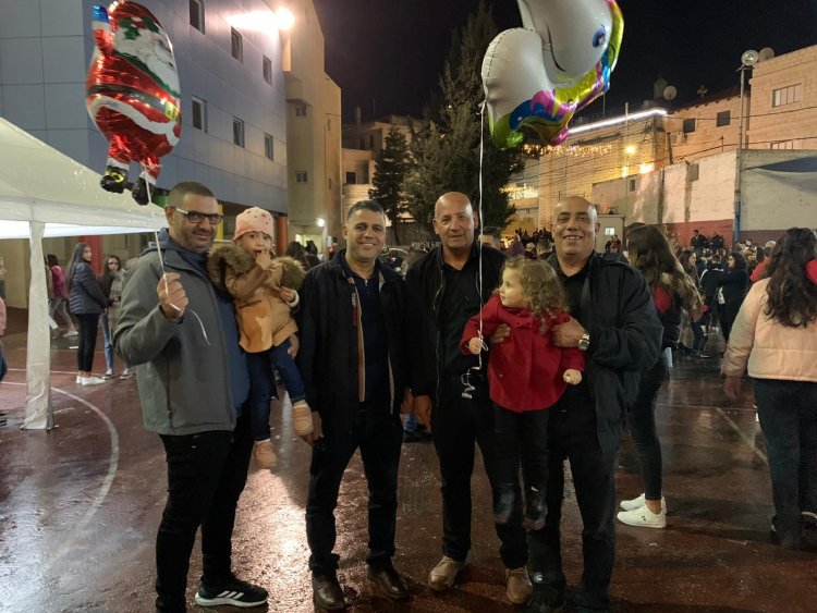 الاحتفال بإضاءة شجرة عيد الميلاد بمشاركة واسعة في يافة الناصرة