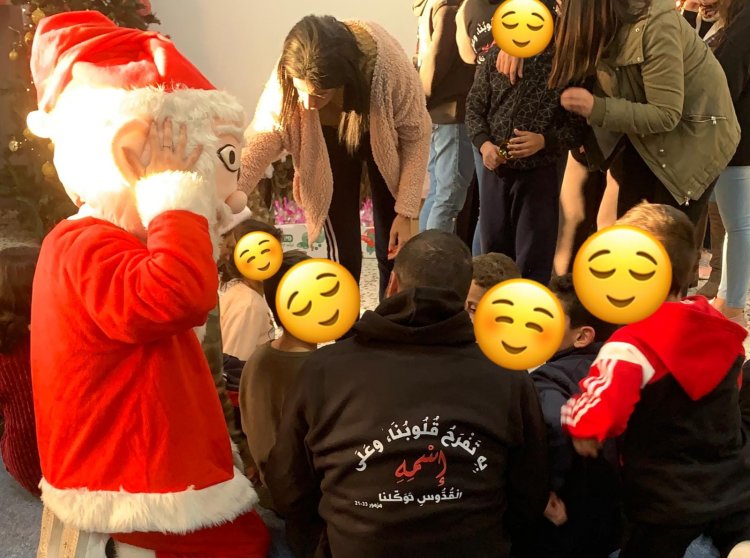 شبيبة مار يوسف الجامعية والعاملة الشفاعمرية تزور أطفال دير القديسة حنّة في صفورية