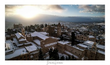 أجمل صور لبيت لحم في الثلج بعدسة دانيال جقمان الفائز بمسابقة أجمل صورة