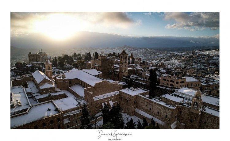 أجمل صور لبيت لحم في الثلج بعدسة دانيال جقمان الفائز بمسابقة أجمل صورة