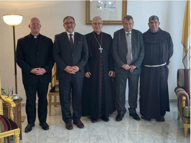 القاصد الرسولي يلتقي رمزي خوري في القدس