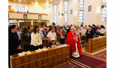 البطريرك ساكو يحتفل بعيد الشعانين في كاتدرائية مار يوسف العراقية