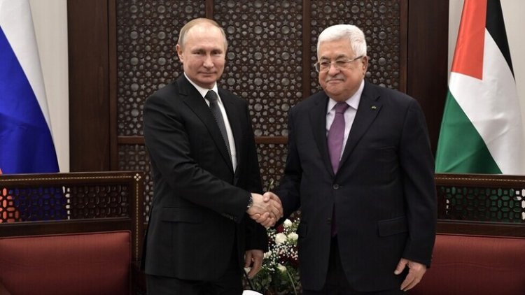 الأوضاع في القدس والعملية العسكرية في أوكرانيا في اتصال بين بوتين وعباس