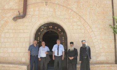 اللجنة الرئاسية العليا لمتابعة شؤون الكنائس في فلسطين تتفقد دير مار سابا