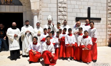 بطريرك القدس للاتين بيتسابالا يختتم زيارة عمل رعوية من خمسة أيام الى قطاع غزة