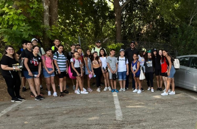 رحلة فئة الاعدادي التابعة لشبيبة مار يوسف - شفاعمرو في ختام السنة الأولى لتأسيسها