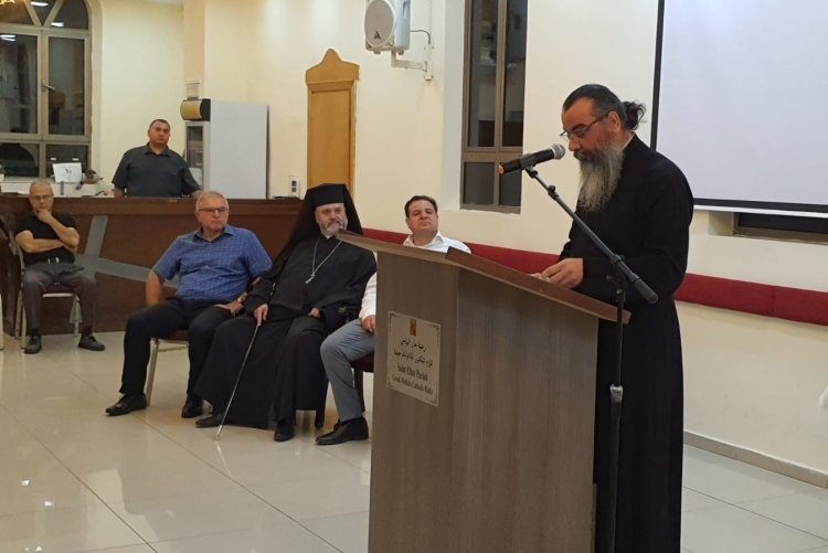 حفل كبير في حيفا لتوقيع كتاب "المسيحيون في الشرق الأوسط" للأرشمندريت أغابيوس أبو سعدى