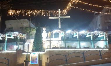 الخميس القادم إضاءة شجرة الميلاد في مقام السيدة العذراء في الناصرة