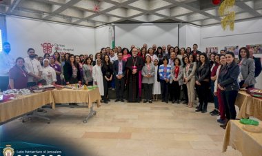 البطريرك بيتسابالا يزور مستشفى الأطفال في بيت لحم عشية الأعياد الميلادية