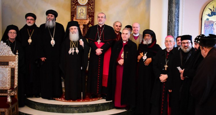 بطاركة ورؤساء الكنائس في القدس يوجّهون رسالة عيد الميلاد المجيد لعام 2022