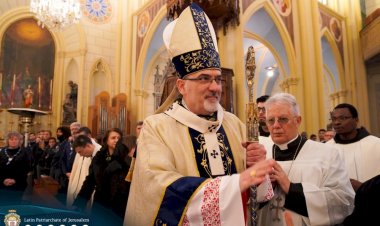 الاحتفال بالقداس الحبري بمناسبة اليوم العالمي للسلام في بطريركية اللاتين