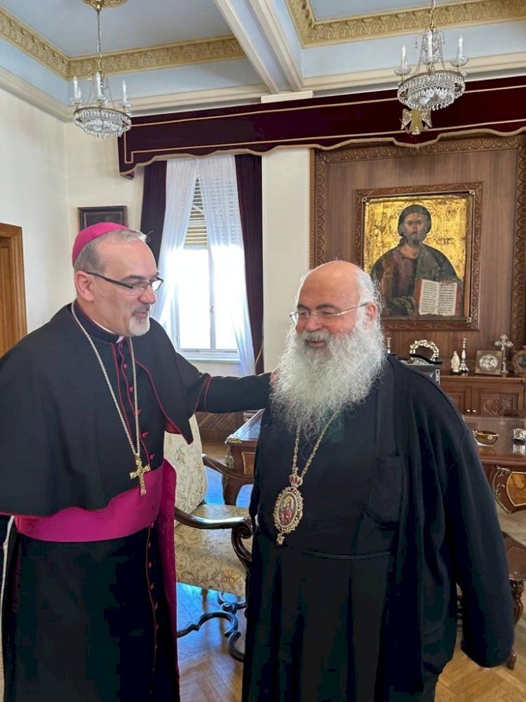 البطريرك بيتسا بالا يهنىء رئيس أساقفة قبرص للكنيسة الأرثوذكسية