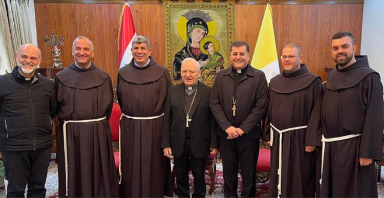 البطريرك الكلداني ساكو يستقبل نائب حارس الأراضي المقدسة