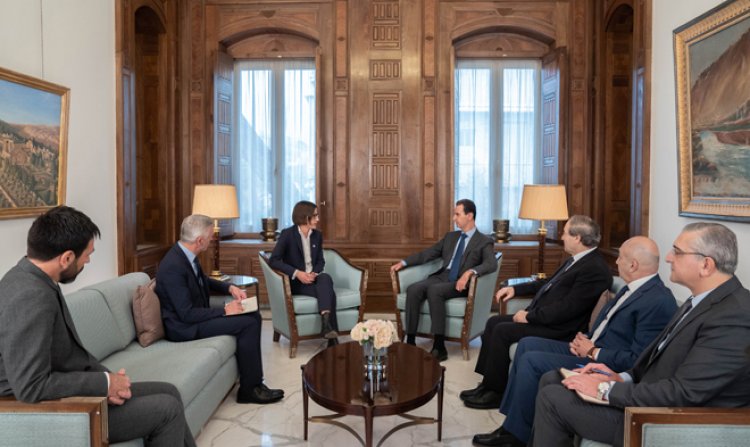 رئيس اللجنة الدولية للصليب الأحمر تلتقي الرئيس السوري الأسد وتؤكد على تقديم الاحتياجات الأساسية للمتضررين