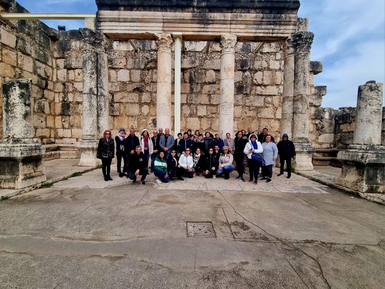 رعية اللاتين الشفاعمرية تنظم رحلة حج إلى كنائس وأديرة بحيرة طبريا