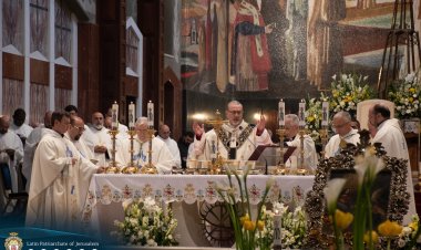 الناصرة تحتفل بعيد البشارة في بازيليكا البشارة بقداس مهيب