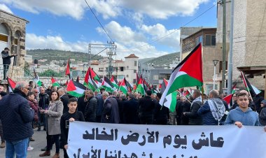 مظاهرة في سخنين للمواطنين العرب في الذكرى الـ47 ليوم الأرض