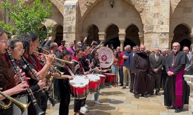 البطريرك بيتسابالا يلتقي الهيئات المدنية والكنسية ضمن زيارته الرعوية لمحافظة بيت لحم