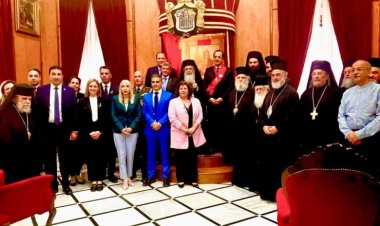 بطريركية القدس تستقبل الرئيس القبرصي لمناقشة التحديات التي تواجه المسيحيين في الأرض المقدسة