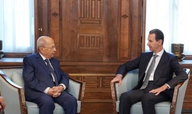 الرئيس الأسد يستقبل الرئيس اللبناني السابق عون ويتباحثان في قضايا تهم البلدين