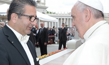 السفير قسيسية ينقل لخارجية الفاتيكان رسالة من الرئيس الفلسطيني إلى البابا