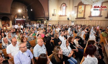 صلوات وقداديس في حلب ودمشق لراحة أرواح شهداء الكلية الحربية في حمص