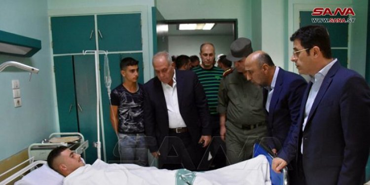 80 شهيداً و240 مصاباً حصيلة أولية للاعتداء الإرهابي على الكلية الحربية في سورية