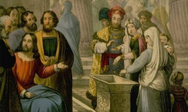 فلس الأرملة والعطاء لله -  لوقا ٢١: ١-٤