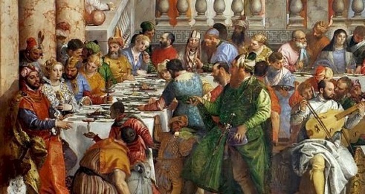 يسوع يقبل الدعوة إلى الطعام - لوقا ١٤: ١و٧-١١