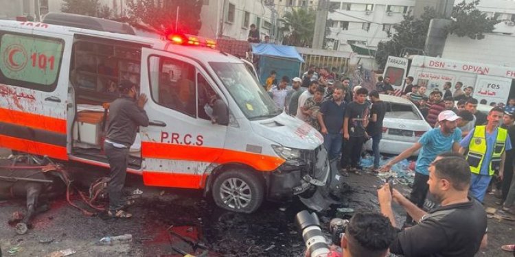 غوتيريش يستنكر استهداف قافلة سيارات الإسعاف قرب مستشفى الشفاء في غزة