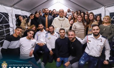 قداس زمن المجيء مع الحركة المريمية في الأرض المقدس