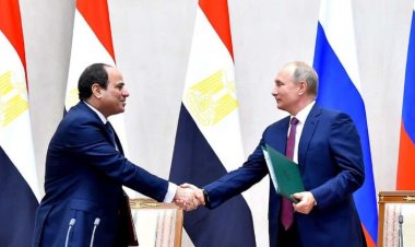 السيسي وبوتين يشاركان في مراسم صب الخرسانة بمحطة الضبعة للطاقة النووية