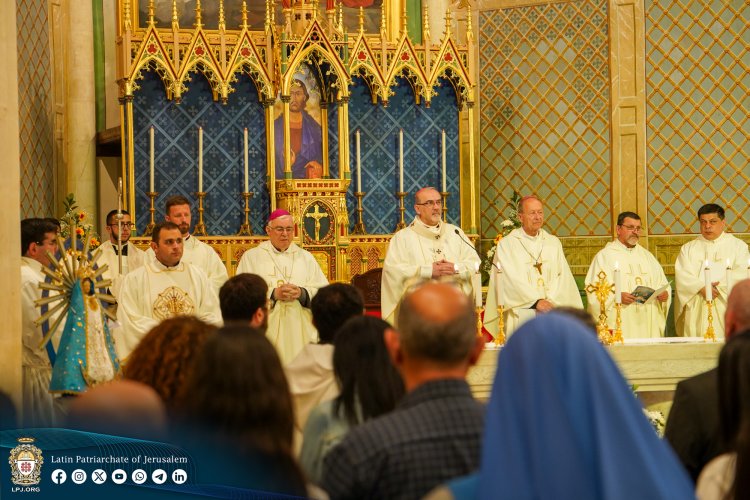 قداس احتفالي في بيت جالا بمناسبة مرور أربعين عاما لتأسيس رهبنة الكلمة المتجسد