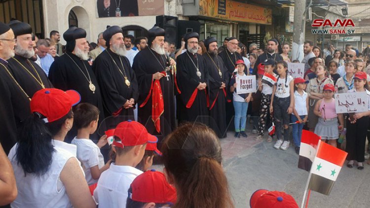 إحياء الذكرى 109 لمجازر الإبادة السريانية (سيفو) في حلب السورية