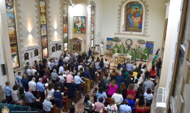 رعية اللاتين في الرينة تحتفل بمرور 60 عاما على تدشين كنيسة القديس يوسف العامل