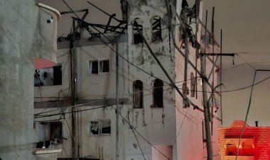 قتيلة في شفاعمرو وعشرة مصابين نتيجة إصابة مباشرة من صاروخ سقط على منزل