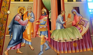 قائد مئة روماني، وثني، غريب، آمن بيسوع - متى ٨: ٥-١١