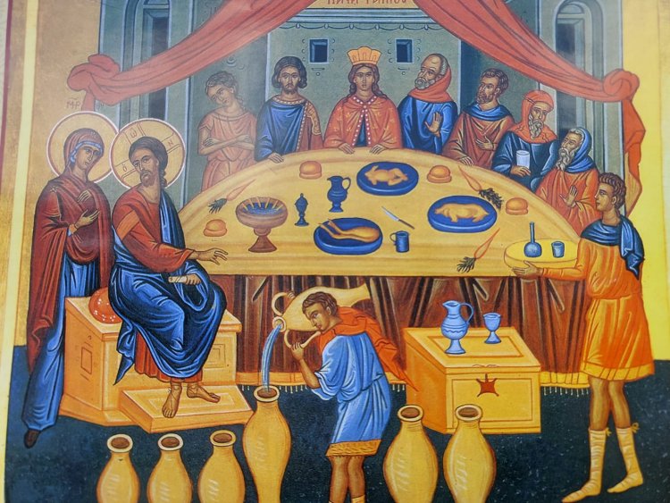 المعجزة الأولى التي صنعها يسوع في قانا الجليل-  يوحنا ٢: ١-١١