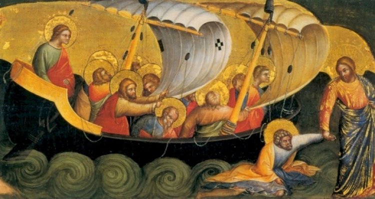 الرسل حول بحيرة طبرية - يوحنا ٢١: ١-١٤