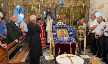 صلاة في القدس لأرواح شهداء كنيسة مار الياس وشفاء جرحاها في دمشق بمشاركة رؤساء كنائس مقدسية