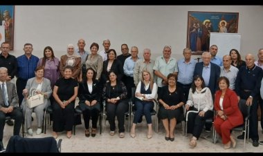 أمسية إشهار ديوان "قيثارة الأصيل" للشاعرة روز شعبان بدعوة منتدى الناصرة الثقافي في قاعة البشارة الأرثوذكسية