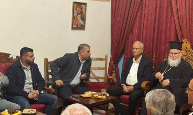 لقاء بين رؤساء الكنائس المسيحية في الناصرة ورئيس البلدية استعدادًا لاحتفالات الميلاد القادمة