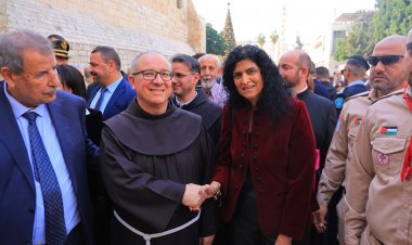 الرئيس العام لحراسة الأراضي المقدسة يدخل مدينة بيت لحم