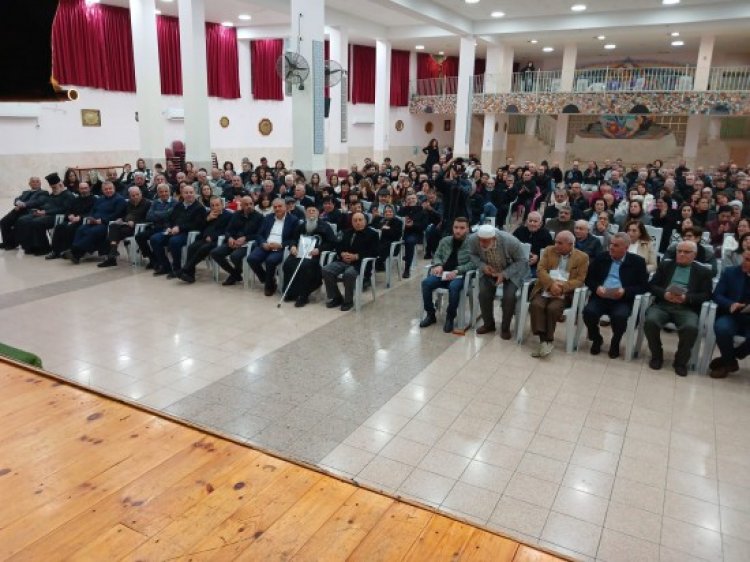 المئات يشاركون في الاحتفال المهيب بمناسبة مرور ربع قرن على رحيل الشاعر الفلسطيني جورج نجيب خليل في عبلين